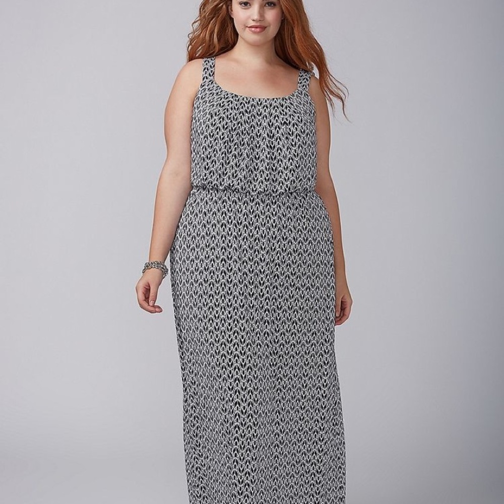 Lane Bryant Blouson Maxi Dress